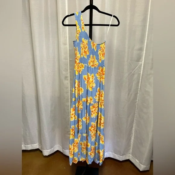 Abel the Label Anthropologie Blue
Flower Maxi Dress | size small - Picture 4 of 7